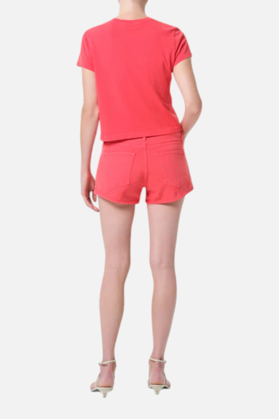 AGOLDE Low Rise Parker Short in Carnival – side view