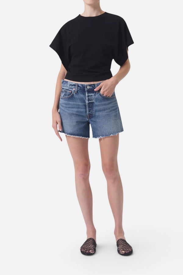 Agolde Parker Long Short in Ruin