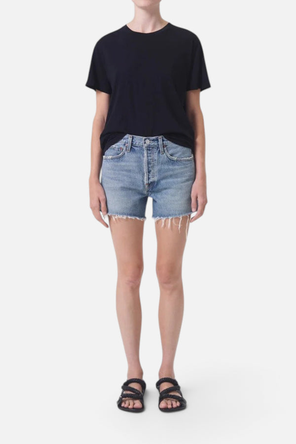 Agolde Parker Long Short in Wheel
