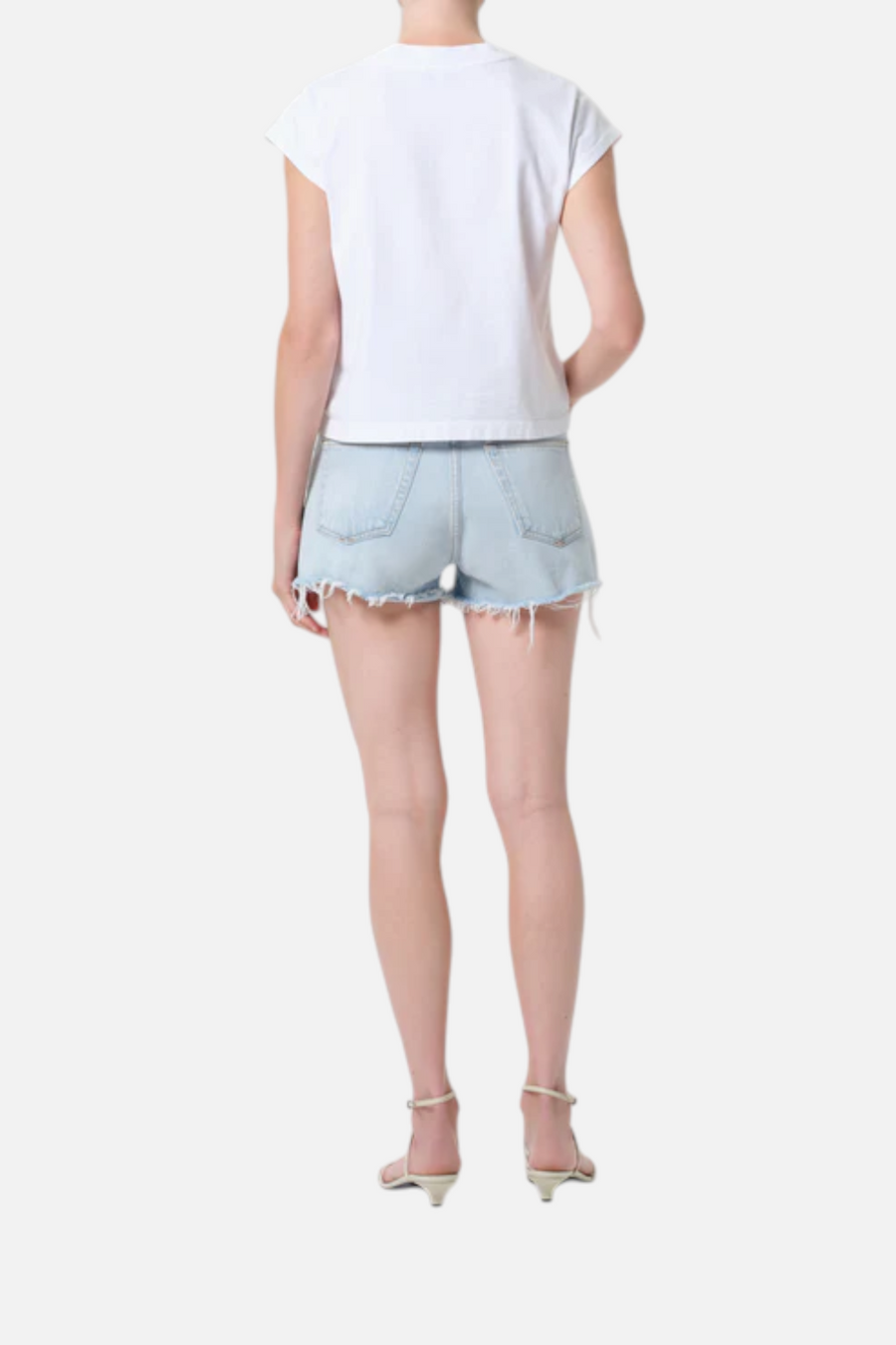 AGOLDE Parker Short in Comeback – side view