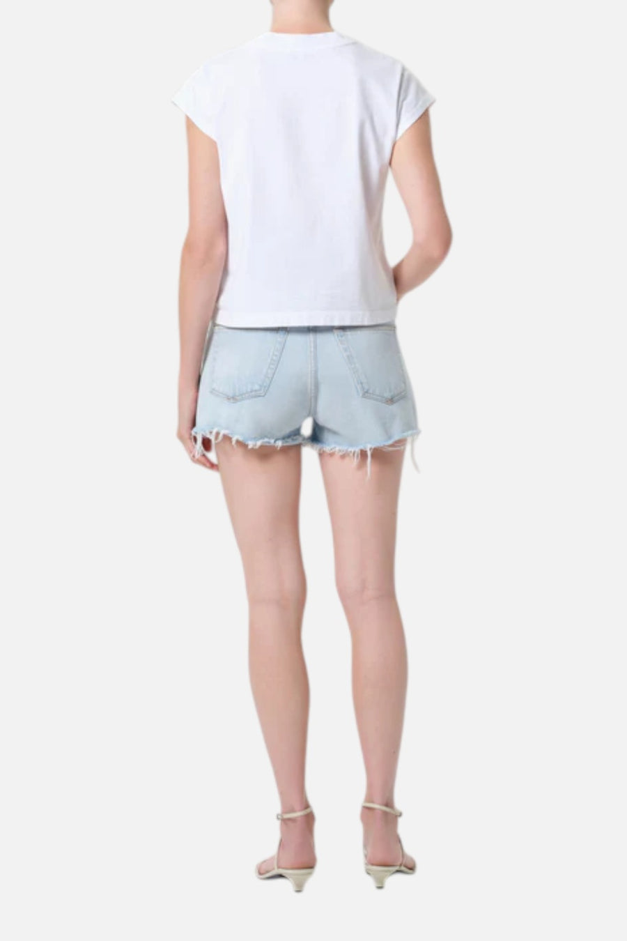 AGOLDE Parker Short in Comeback – side view