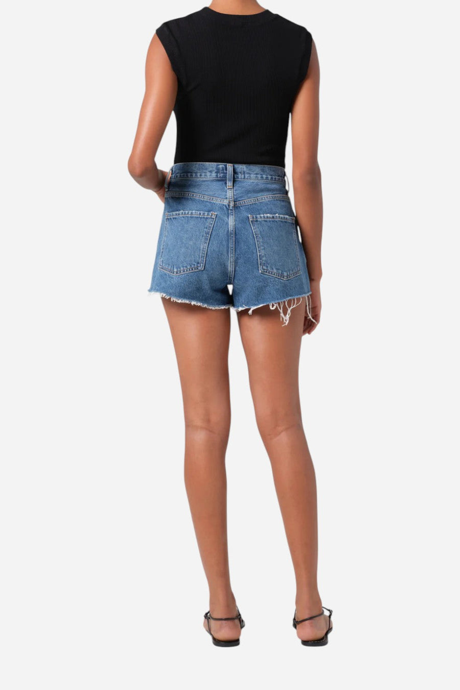 Agolde Ridley Short in Enamour – back view