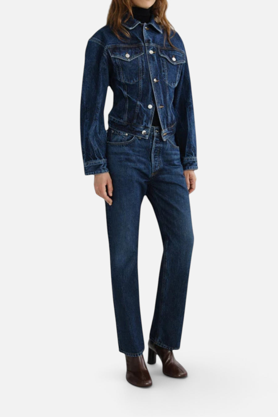 Agolde Straight-Leg Lana Jean In Covell – detail