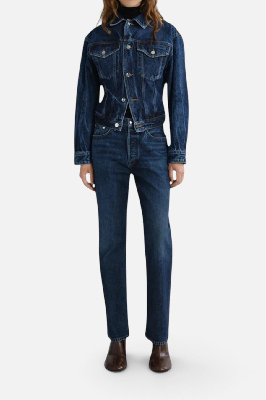 Agolde Straight-Leg Lana Jean In Covell – side view