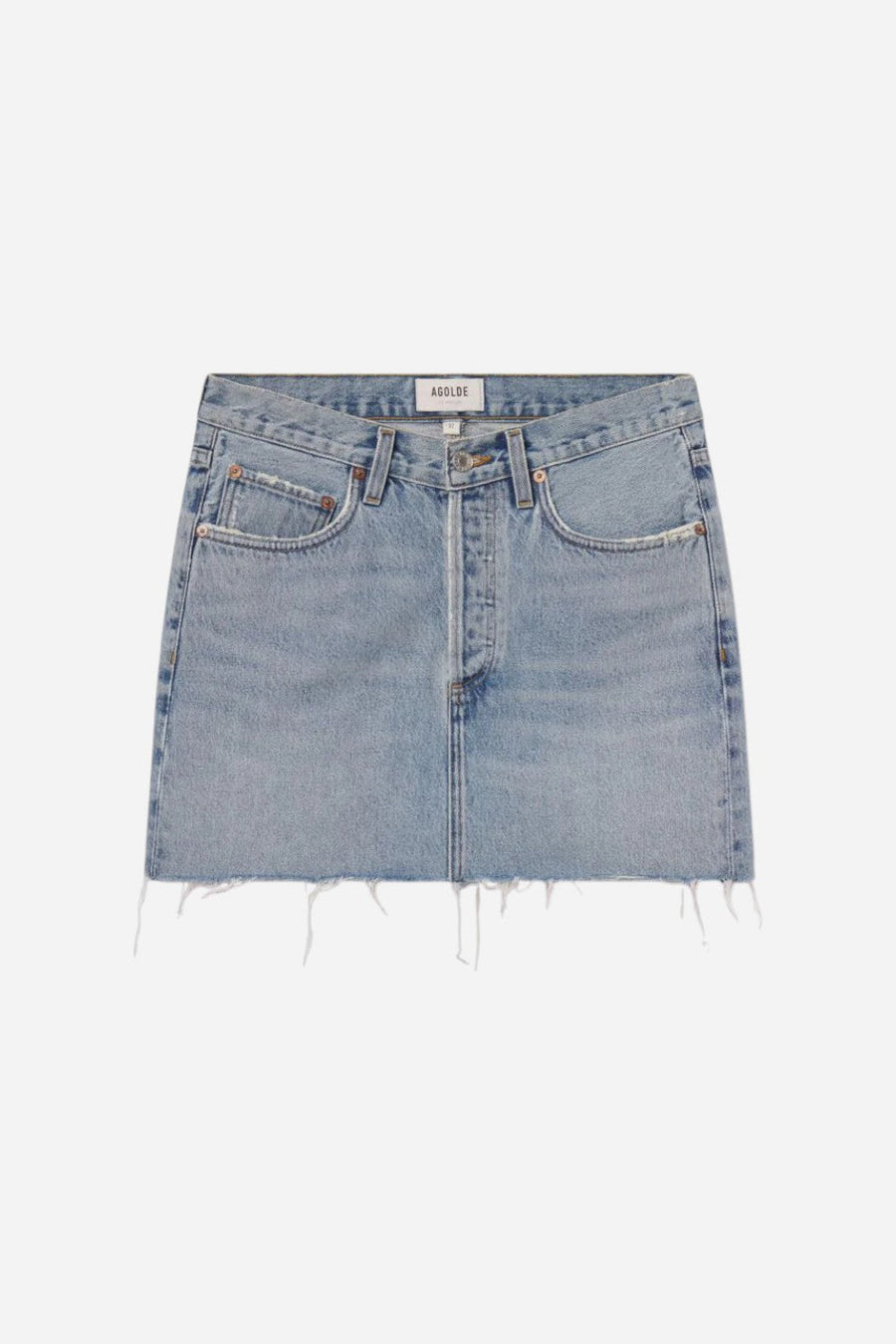 Agolde V-Waist Mini Skirt in Force – alternate