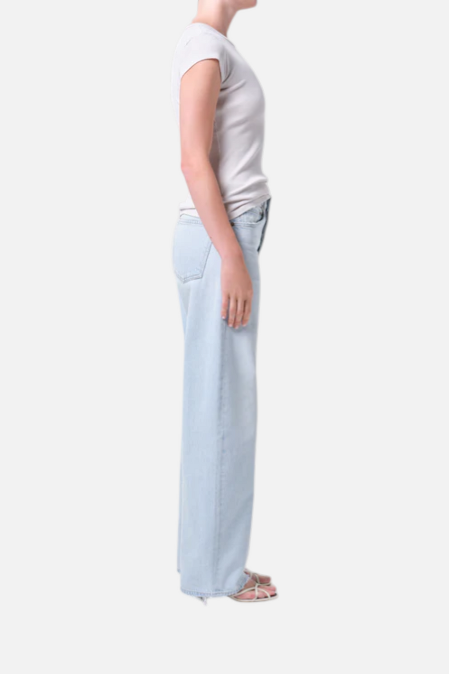 Agolde Women's Arc Jean 32" in Tangent – back view