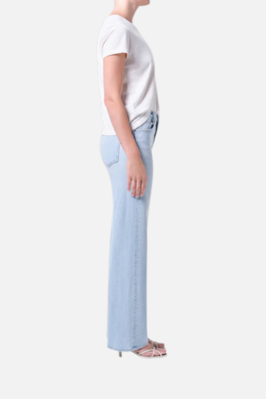 Agolde Women's Harper Straight Jean in Flaunt – back view