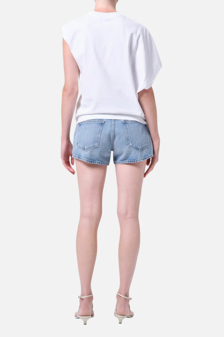 Agolde Women's Low Rise Parker Short in Replica – side view