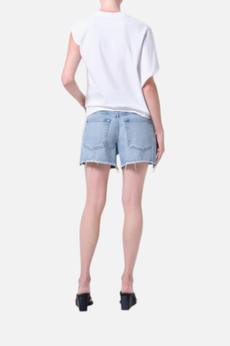 Agolde Women's Nye Vintage Short in Post – side view