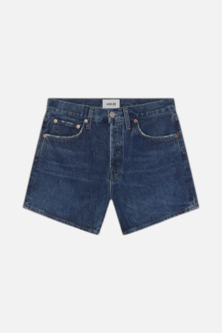 Agolde Women's Parker Long Short in Enamour – detail