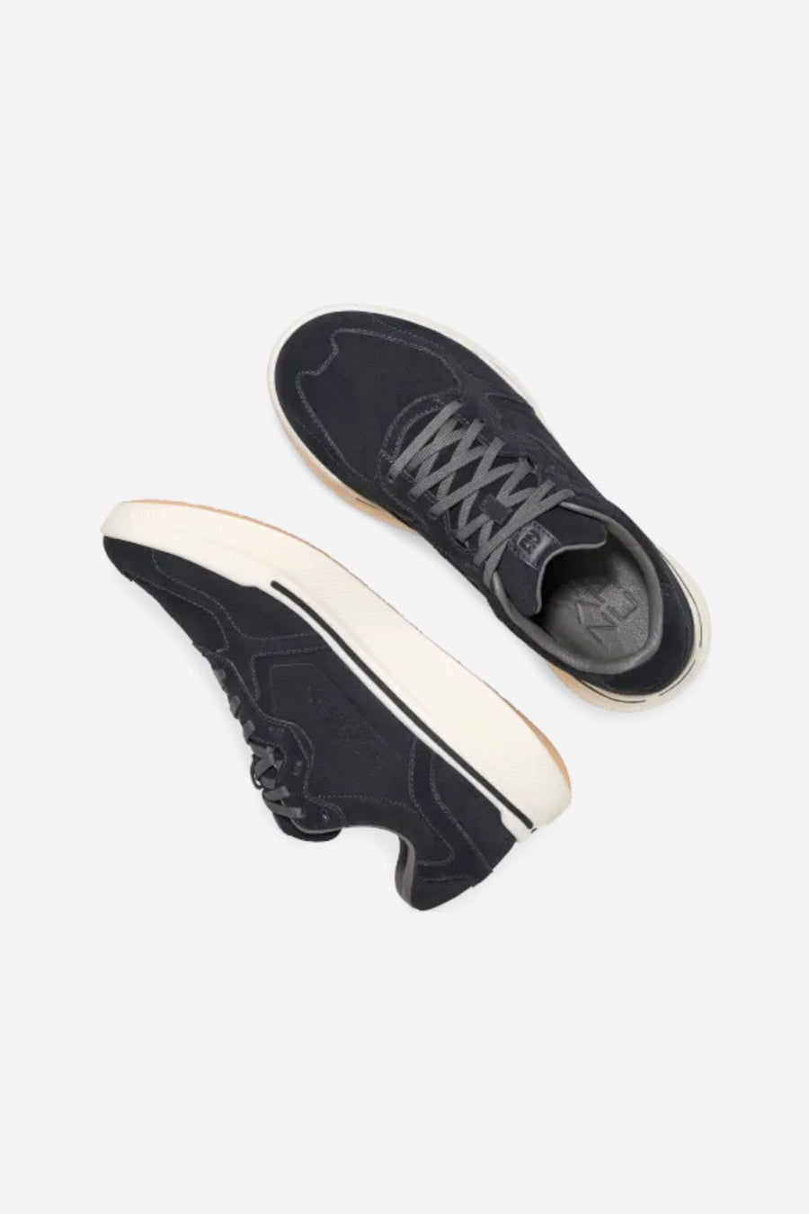AHNU Women's Sequence 1.1 Suede in Black – top view
