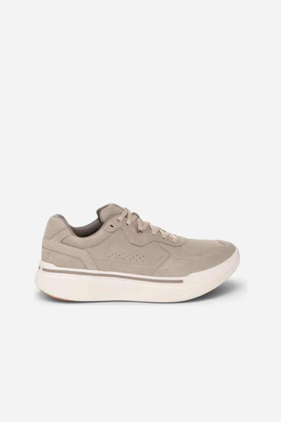 AHNU Women's Sequence 1.1 Suede in Oatmeal – side view