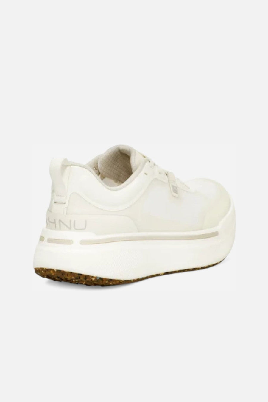 AHNU Women's Sequence 1 Low White/White – three-quarter view