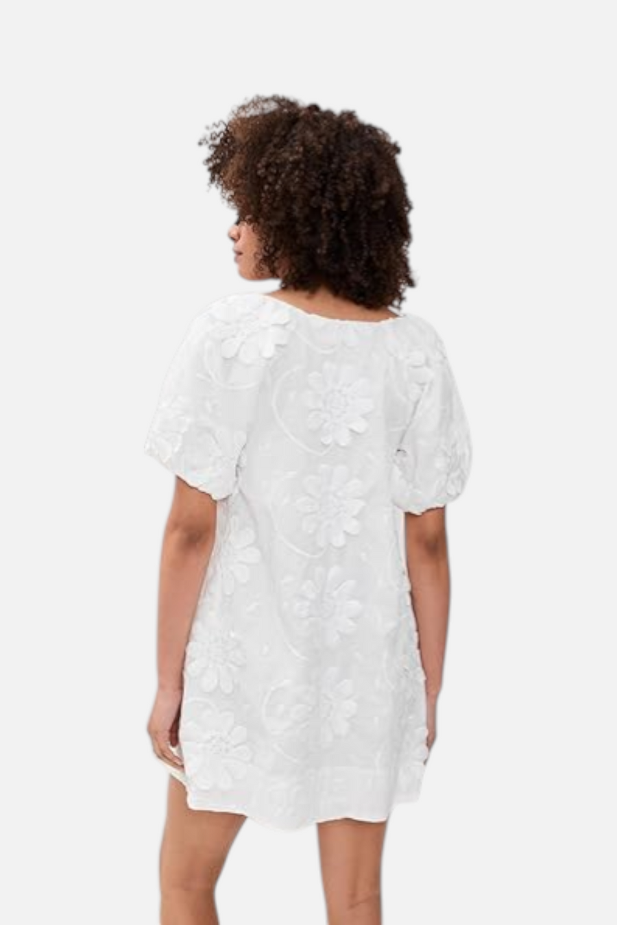 Minkpink Women's Alessia Smock Mini Dress in White