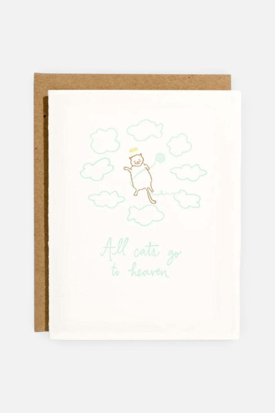 All Cats Go To Heaven Card – front view