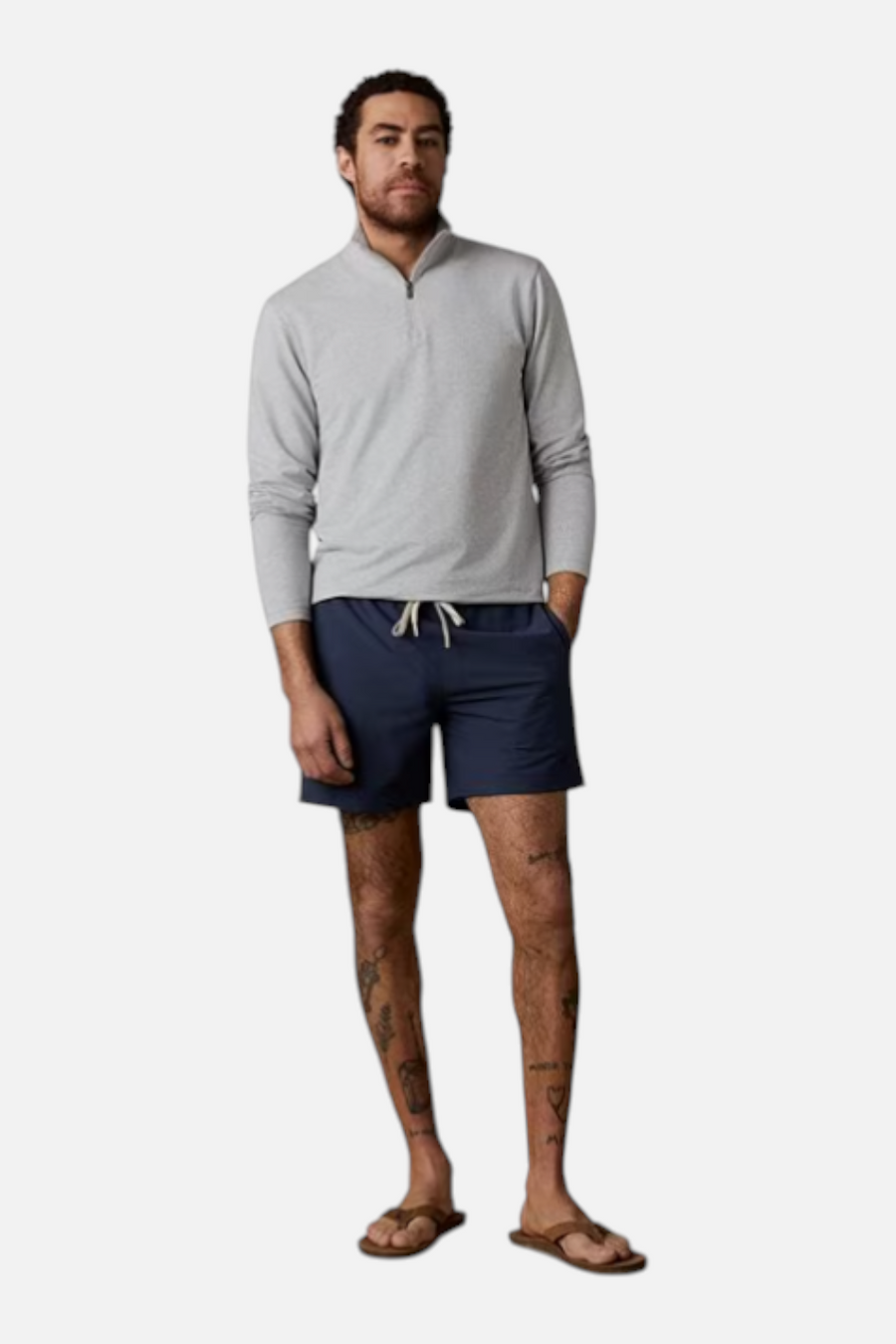 Faherty Men's All Day Trunk 6" in Blue Nights