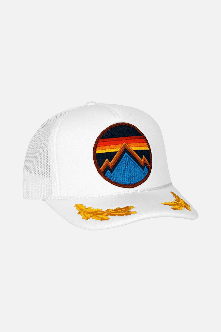 Aviator Nation All Seasons Low Rise Trucker Hat in White