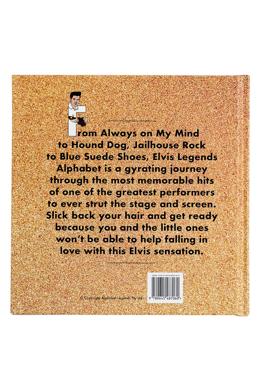 Alphabet Legends Elvis Legends Alphabet Book – back view