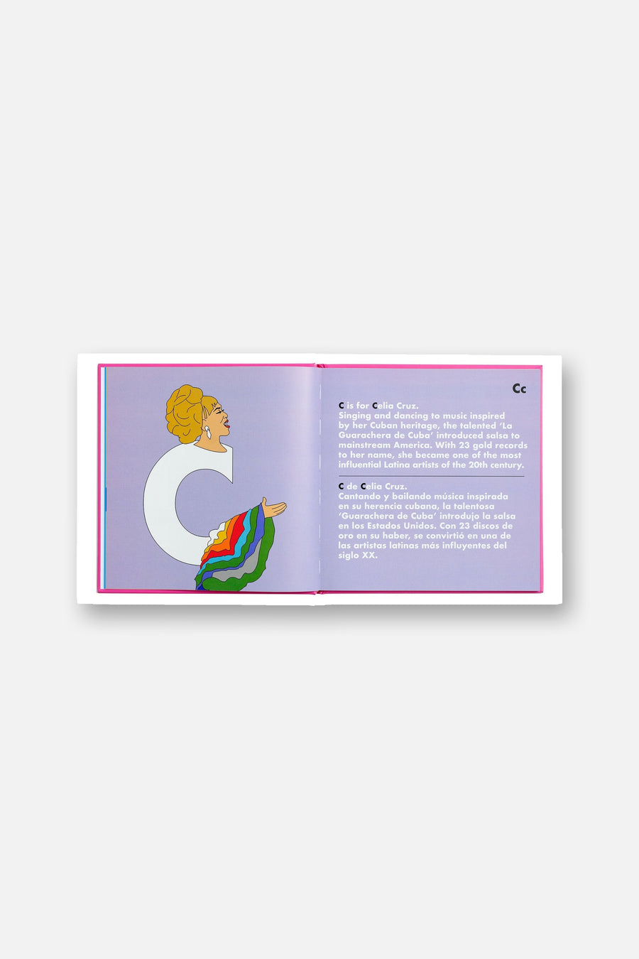 Alphabet Legends Latina Legends Alphabet Book – side view