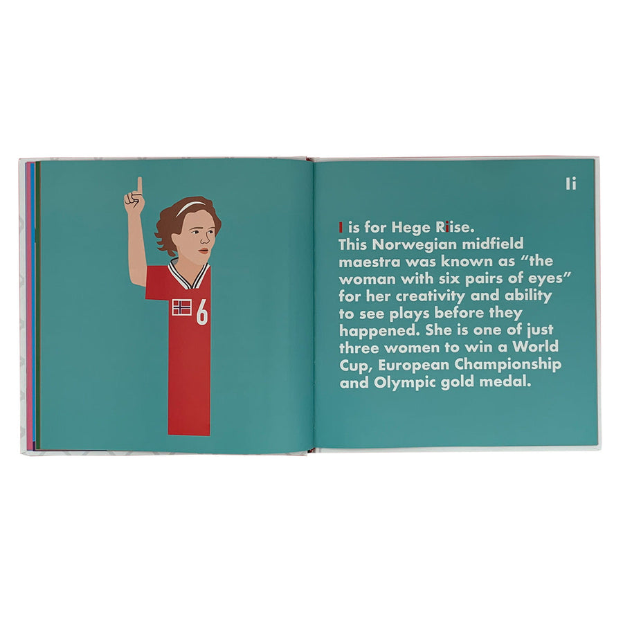 Alphabet Legends Soccer Legends Alphabet Book: Women – detail