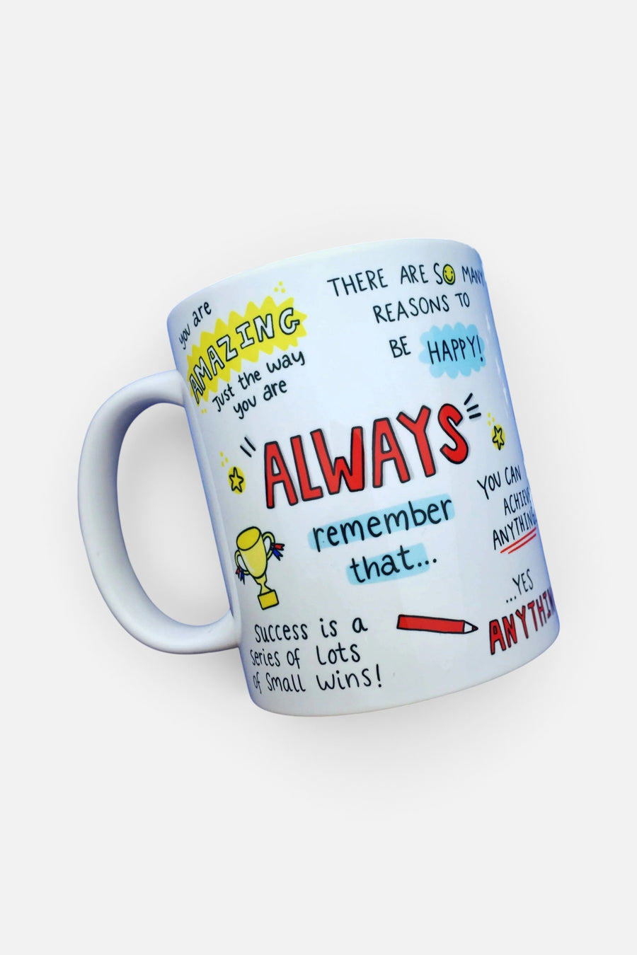 Always Remember, Mental Health, Law of Attraction Mug – front view