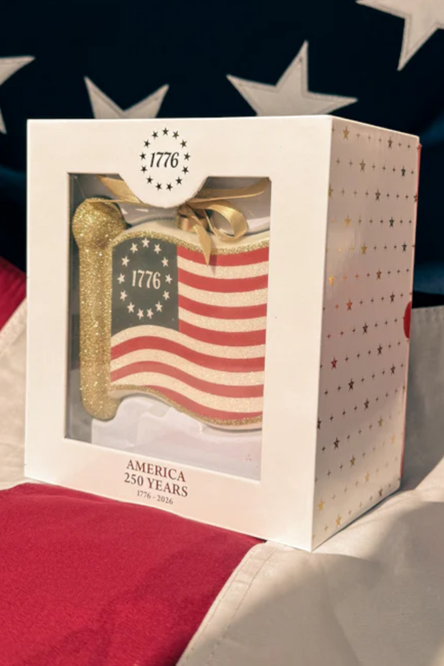 America 250 Commemorative Ornament – back view