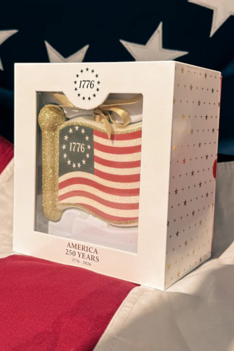 America 250 Commemorative Ornament – back view