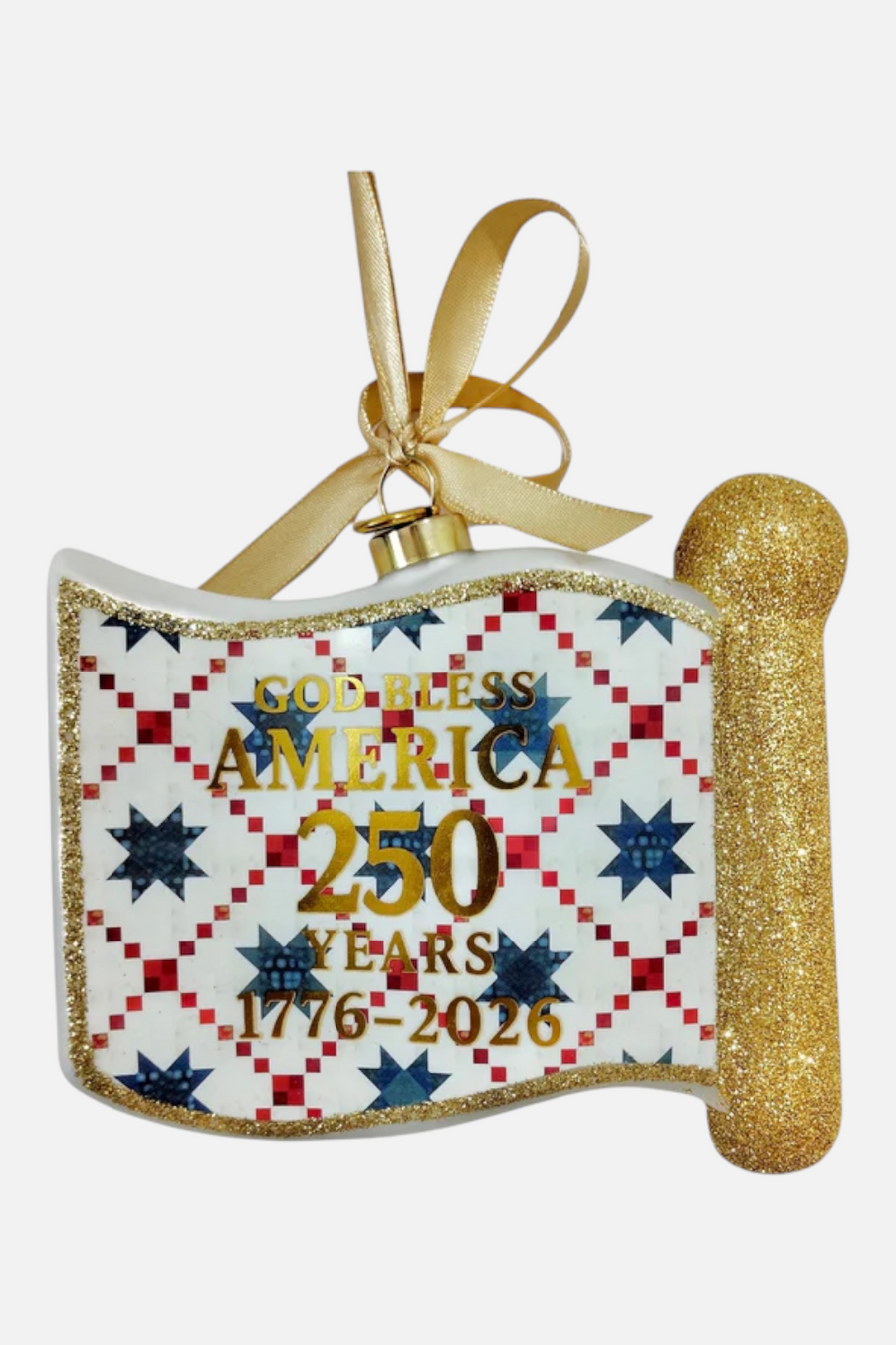 America 250 Commemorative Ornament – detail