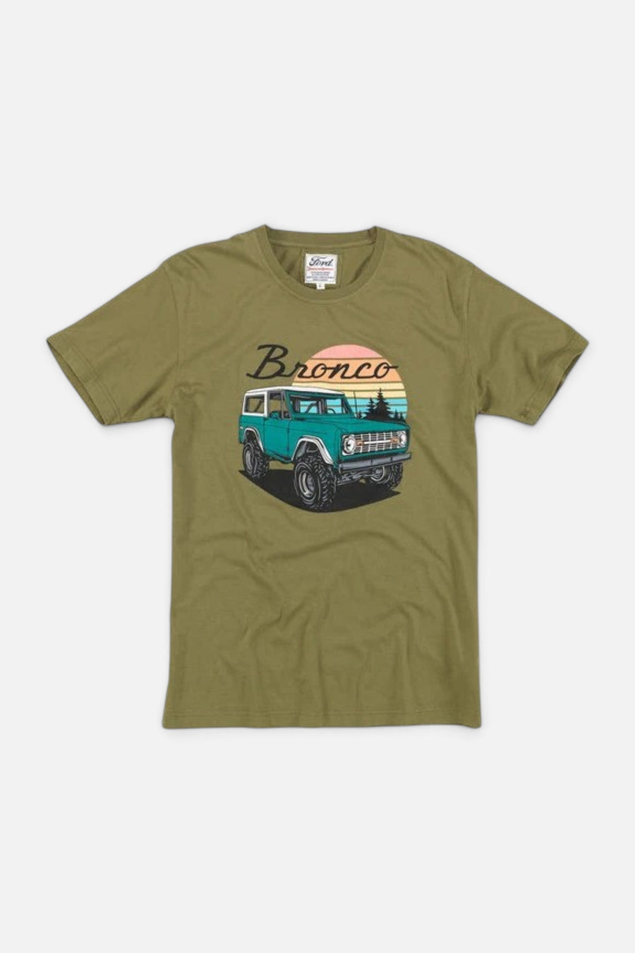 American Needle Bronco Brass Tracks in Capulet Olive – front view