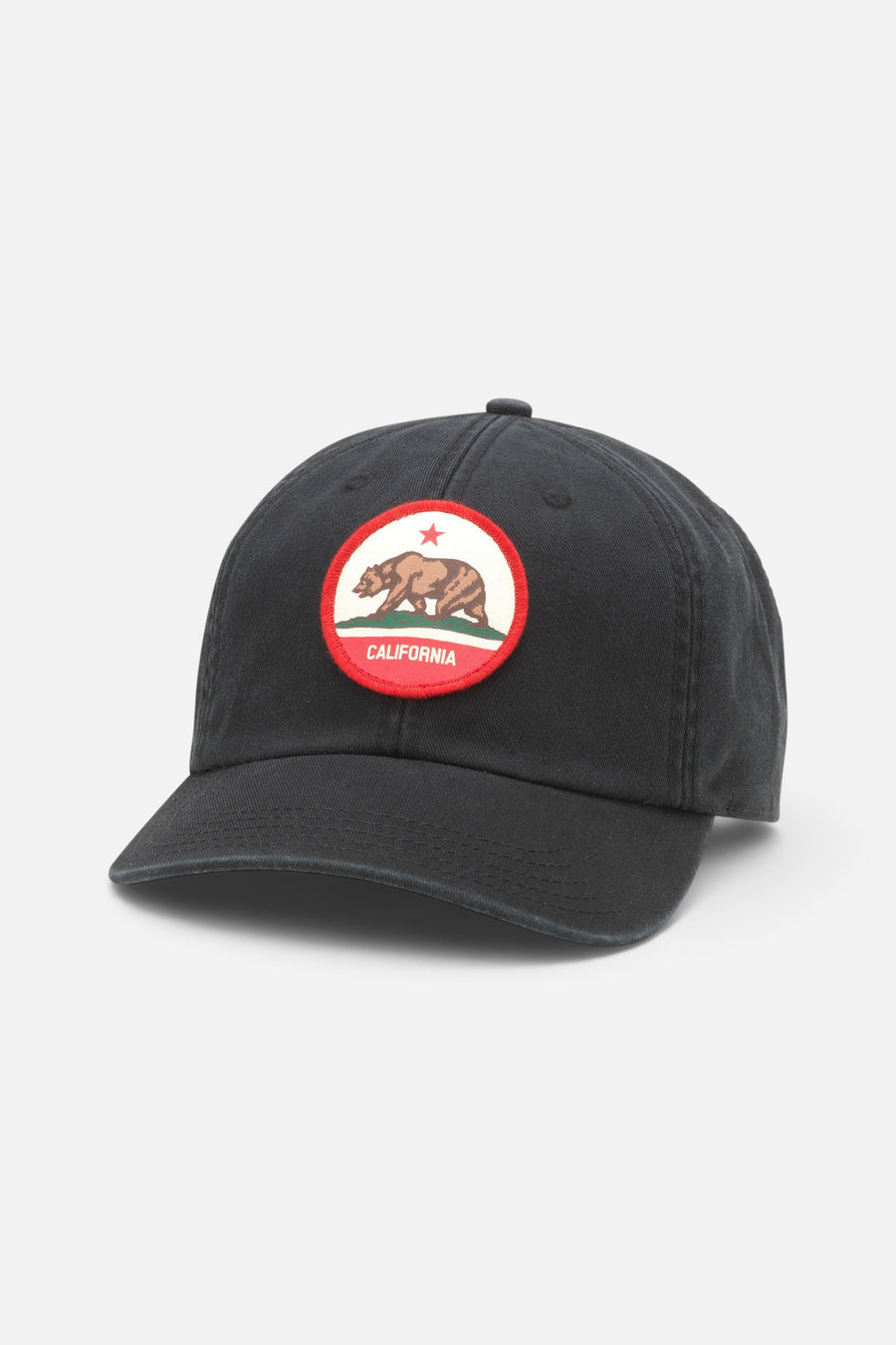 American Needle California Bear Hepcat Hat in Black – front view