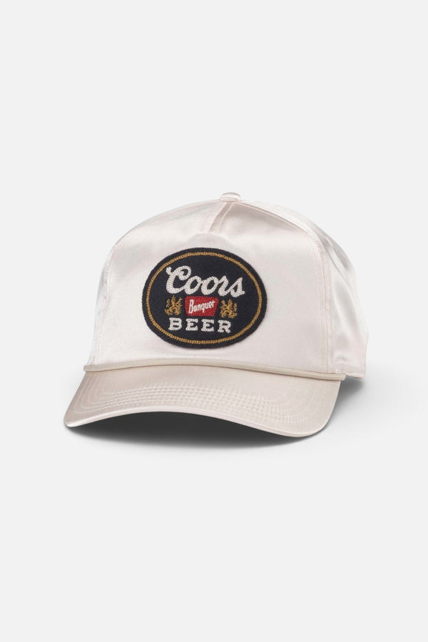American Needle Coors Blazer Snapback Hat in Cream