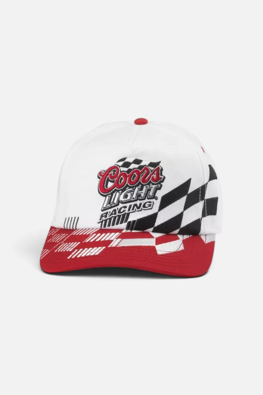 American Needle Coors Light Roscoe Racing Cap in White – front view