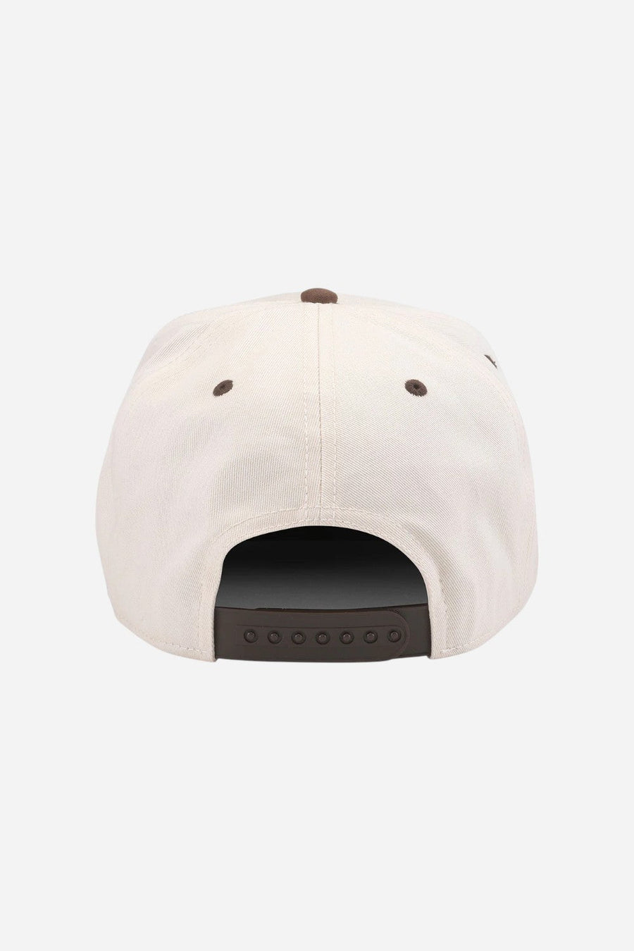 American Needle Coors Wrangler Hat in Ivory and Brown – side view