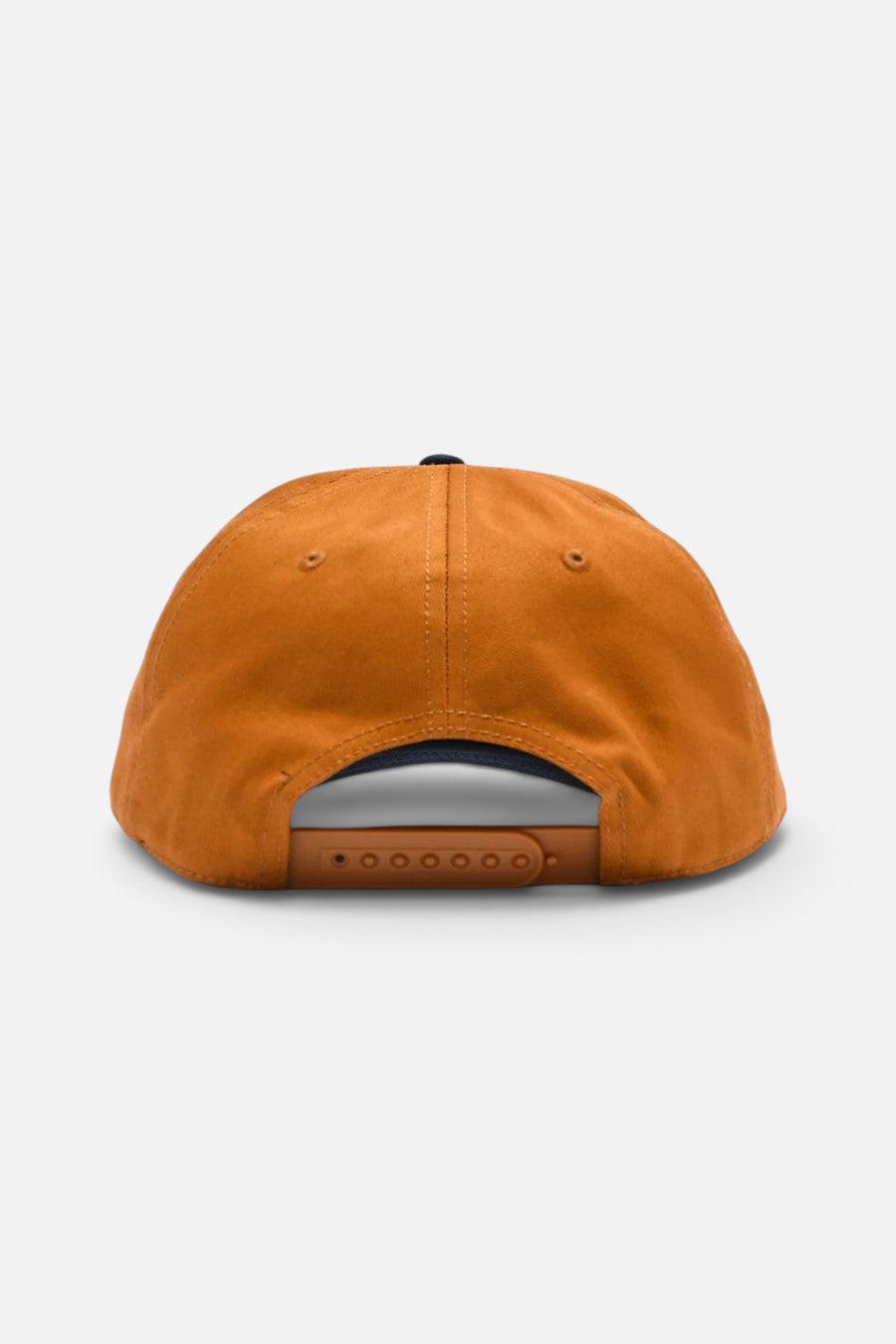 American Needle Ford Bronco Roscoe Snapback Hat in Light Hazel Navy – back view