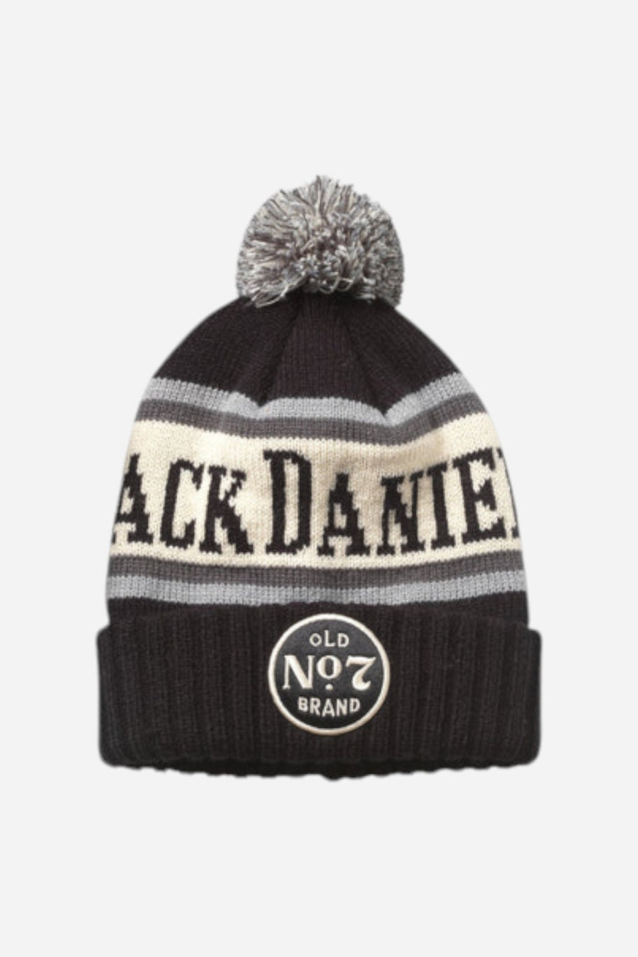American Needle Jack Daniels Pillow Line Knit Beanie – front view