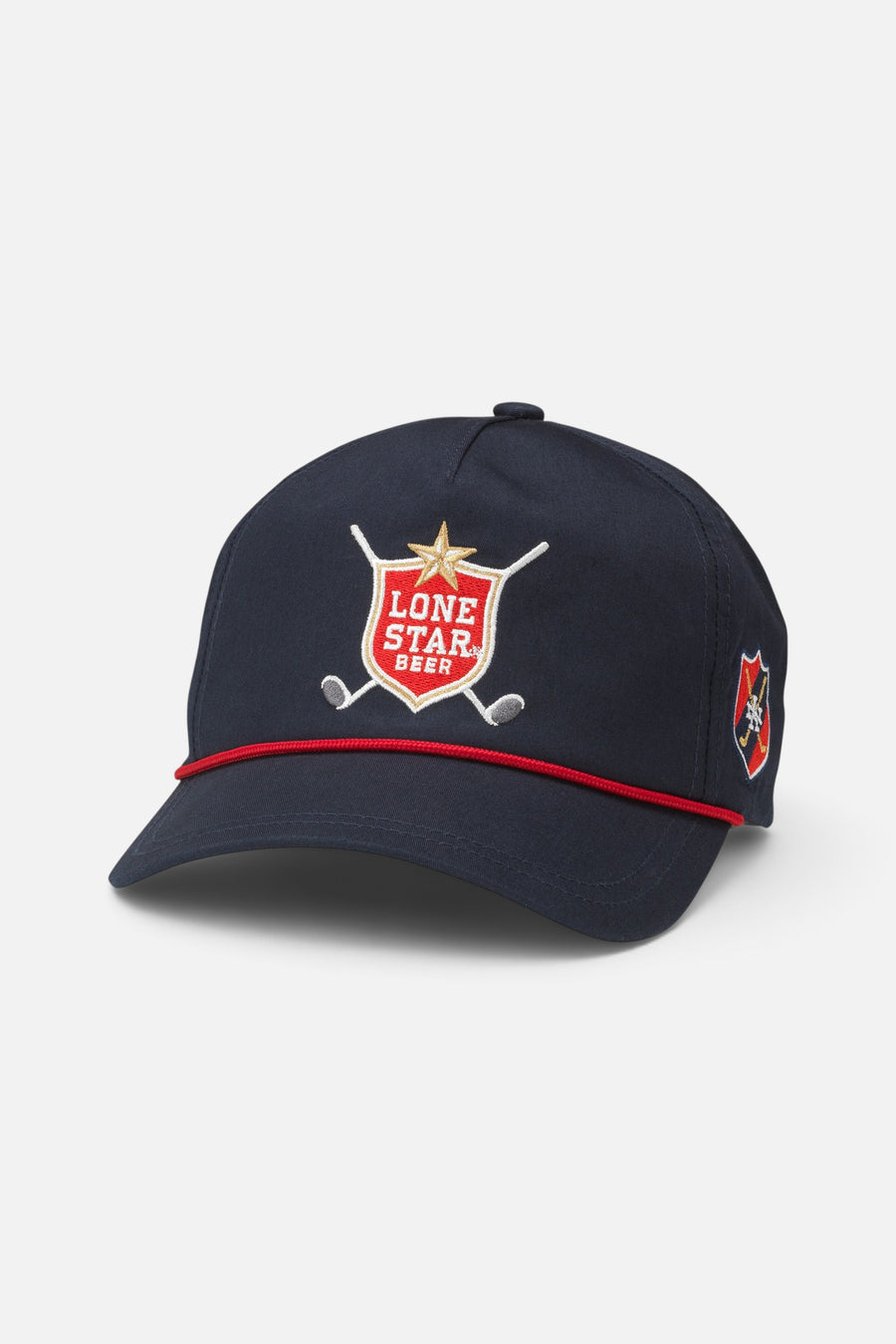 American Needle Lone Star Beer Lightweight Rope Hat in Navy – front view