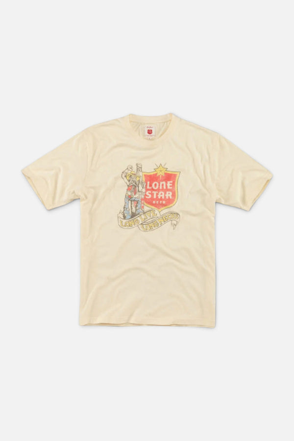 American Needle Lone Star Beer Vintage Fade Crew T-Shirt