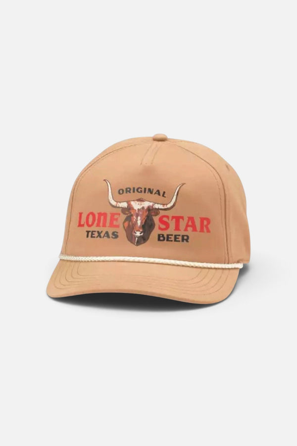 American Needle Lone Star Canvas Cappy Hat in Wheat