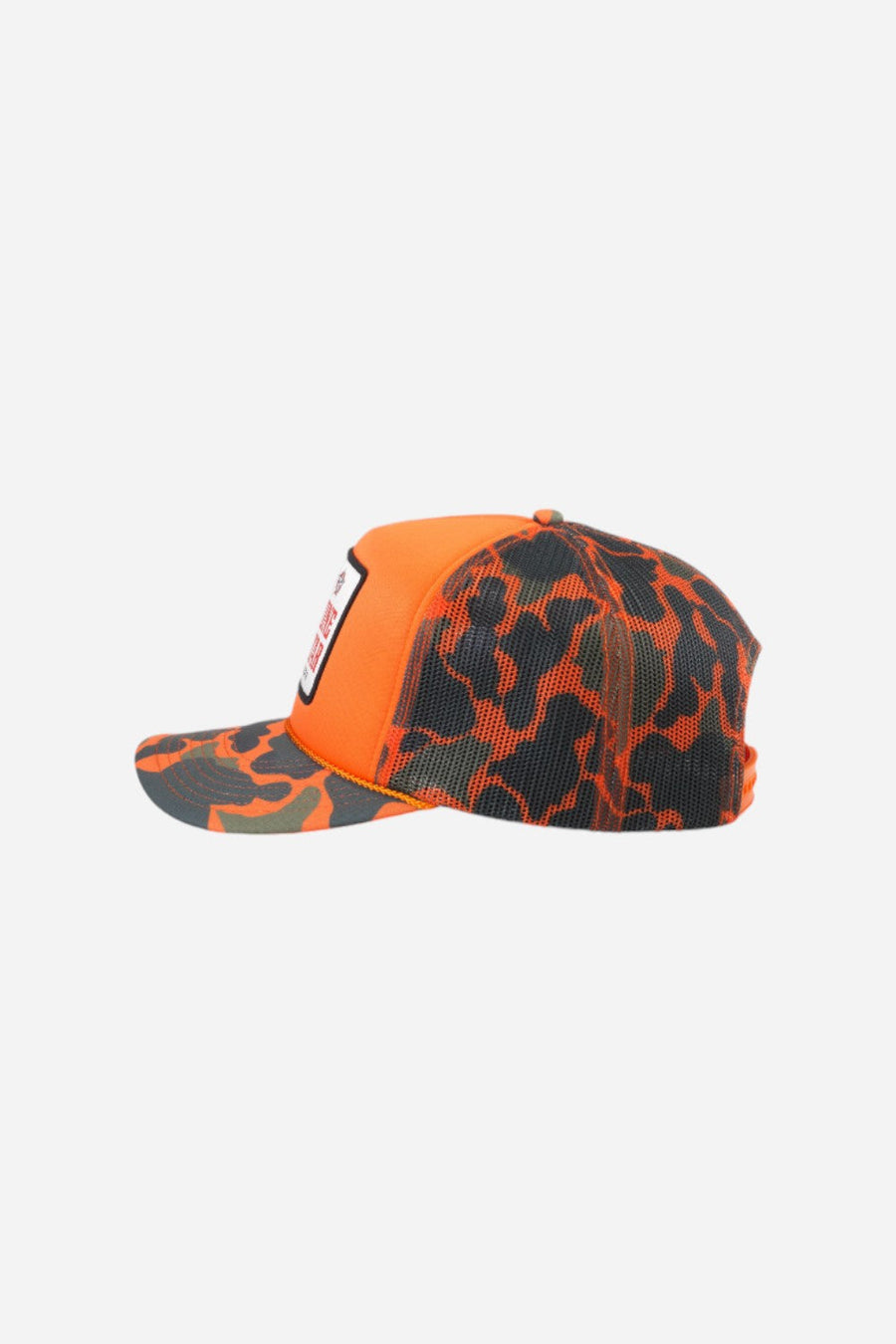 American Needle Lone Star Mallard Foamy Hat in Orange – back view