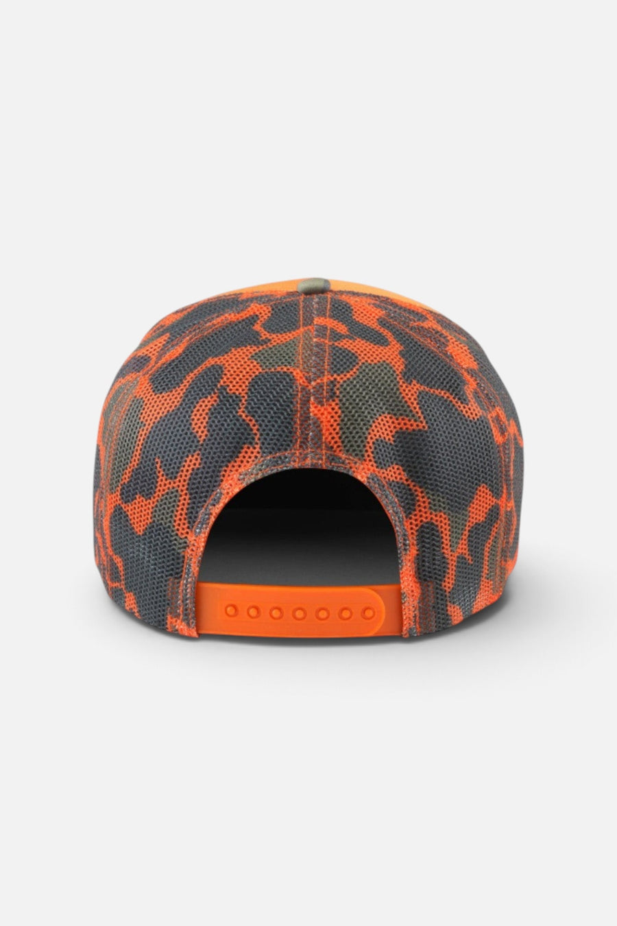 American Needle Lone Star Mallard Foamy Hat in Orange – back view