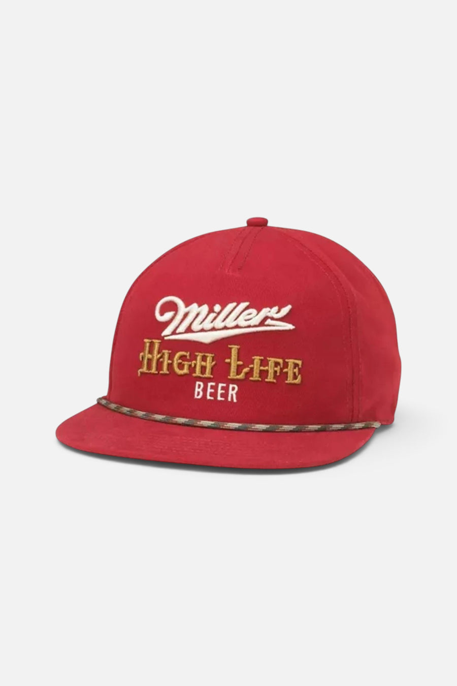 American Needle Miller High Life Coachella Hat In Wine – front view