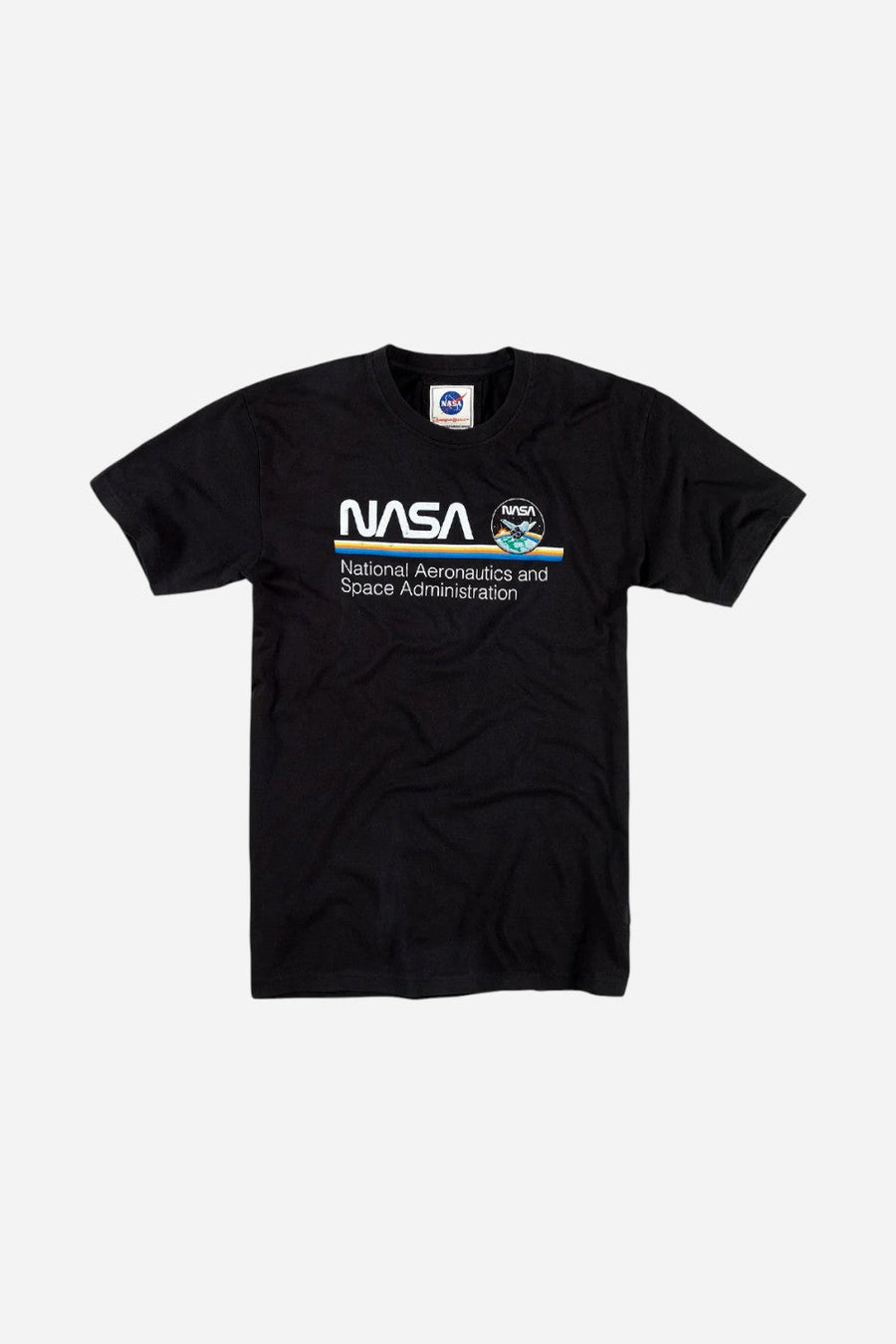 American Needle Nasa Brass Tacks T-Shirt in Black – front view