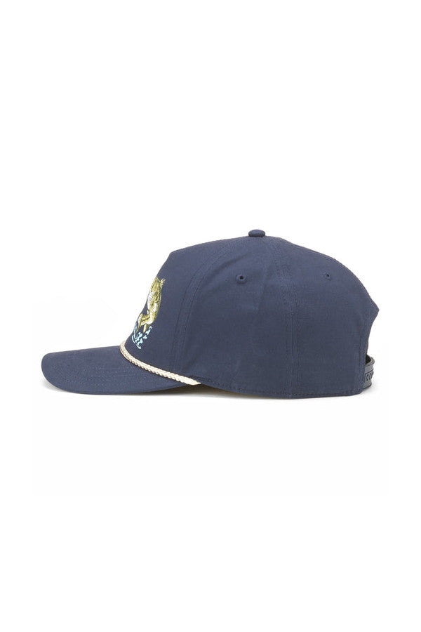 American Needle Old Style Canvas Cappy Hat in Navy – back view