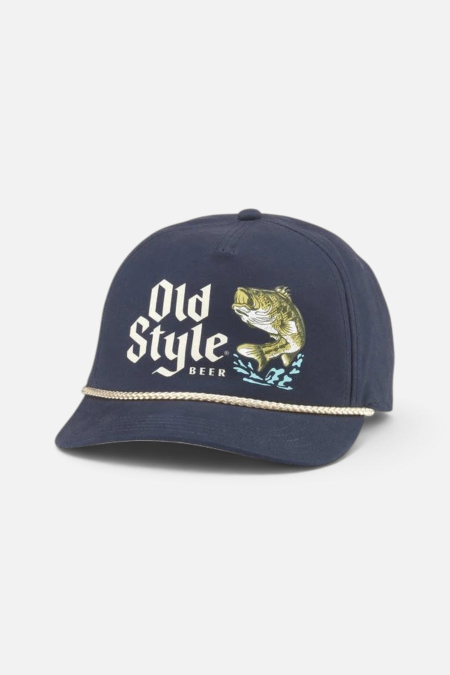 American Needle Old Style Canvas Cappy Hat in Navy – front view