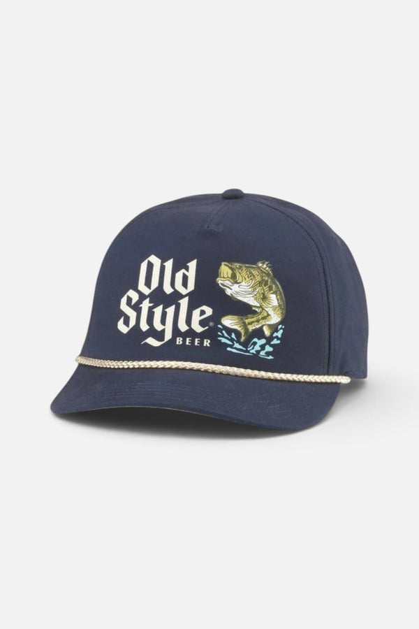 American Needle Old Style Canvas Cappy Hat in Navy