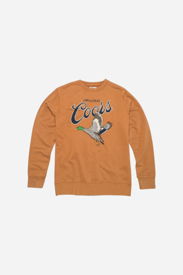 American Needle Original Coors Sunday Fleece Crew in Hazel