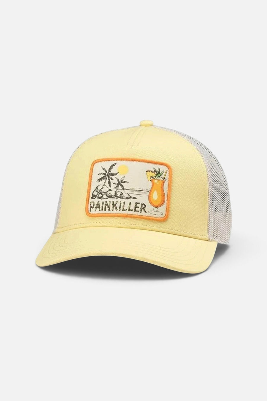 American Needle Painkiller Archive Tiki Valin Snapback Baseball Trucker Hat – side view