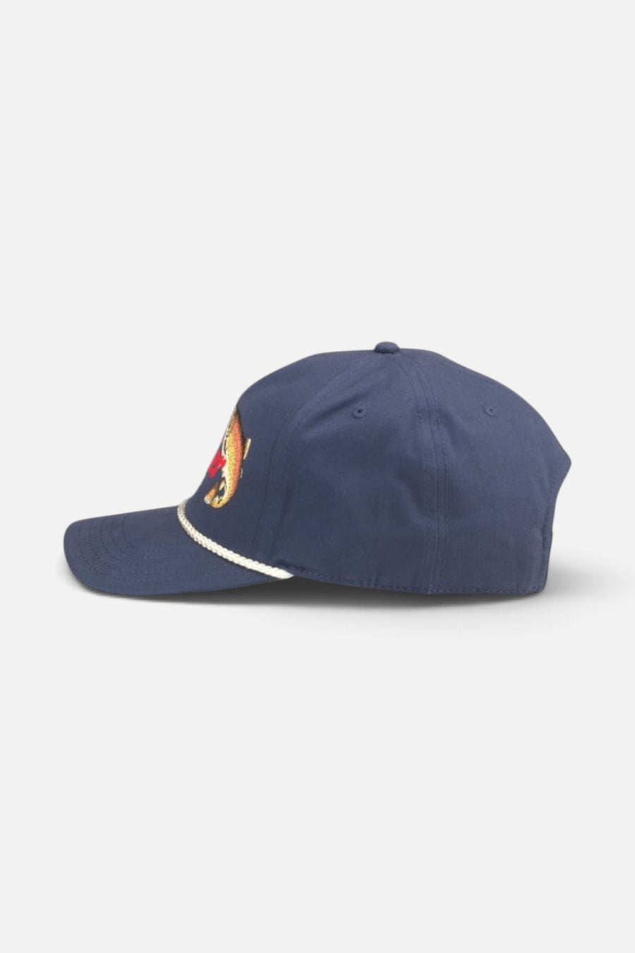 American Needle PBC Rainier Canvas Cappy Hat in Navy – side view