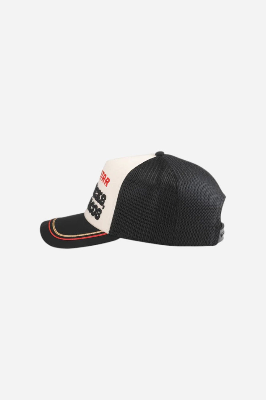 American Needle Radler Hat - Lone Star in Black/Ivory – back view