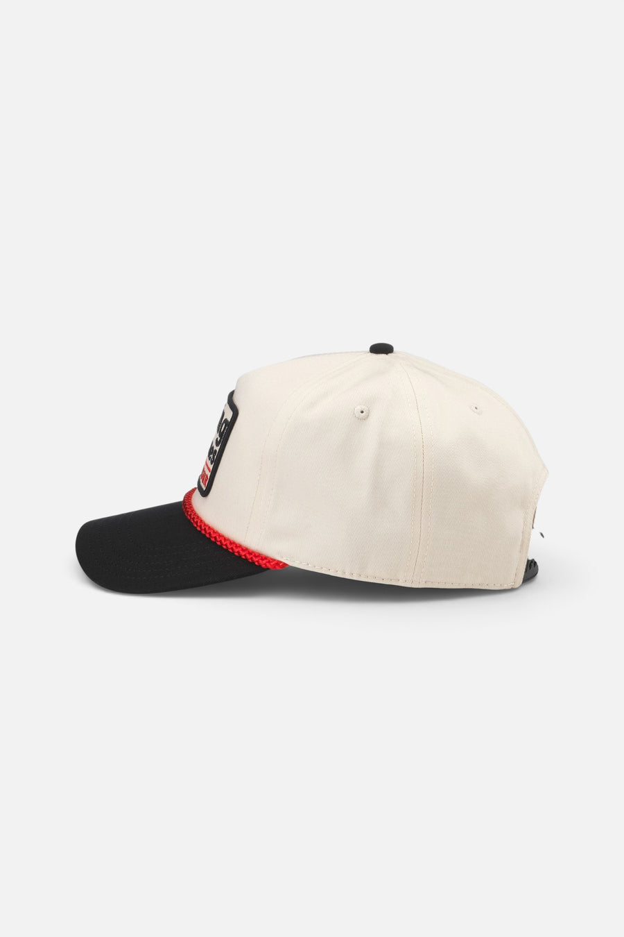 American Needle Rolling Stones Roscoe in Ivory Black – back view
